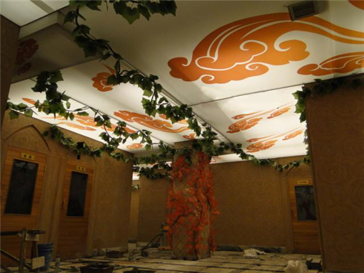 軟膜天花打印效果